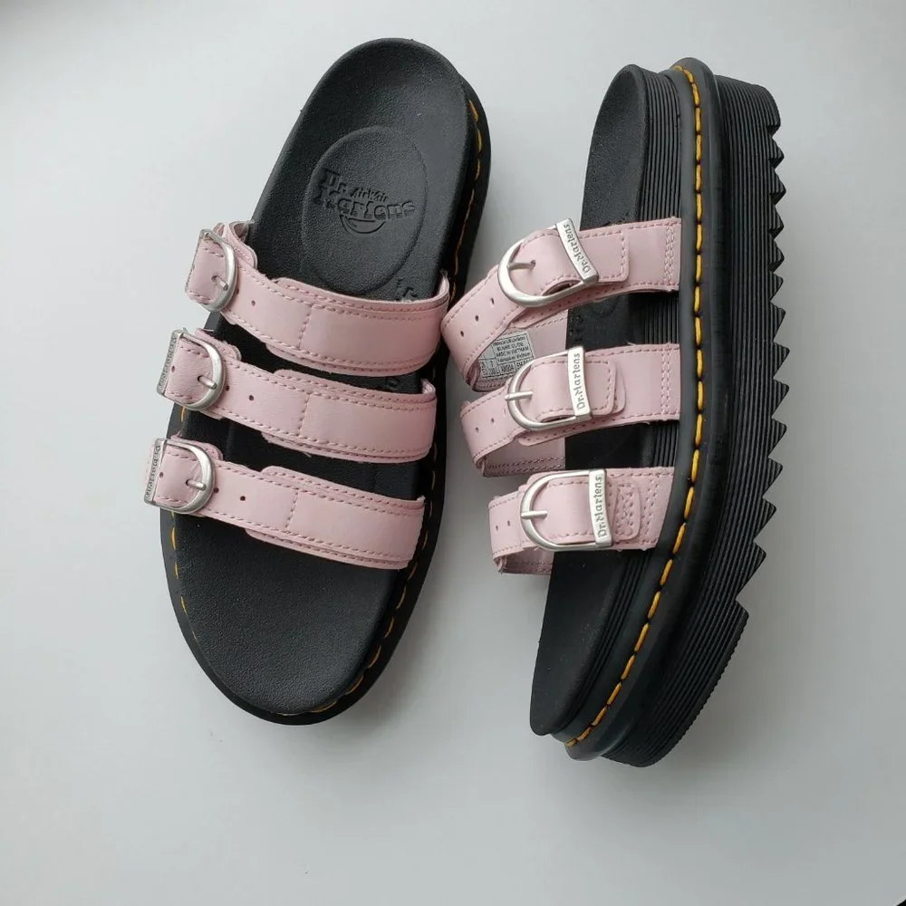 NWOT Dr Martens Pink Platform Sandel. - Picture 3 of 13